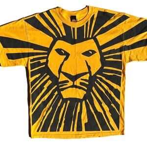 Vintage Y2K Lion King Musical Big Print AOP T-Shirt